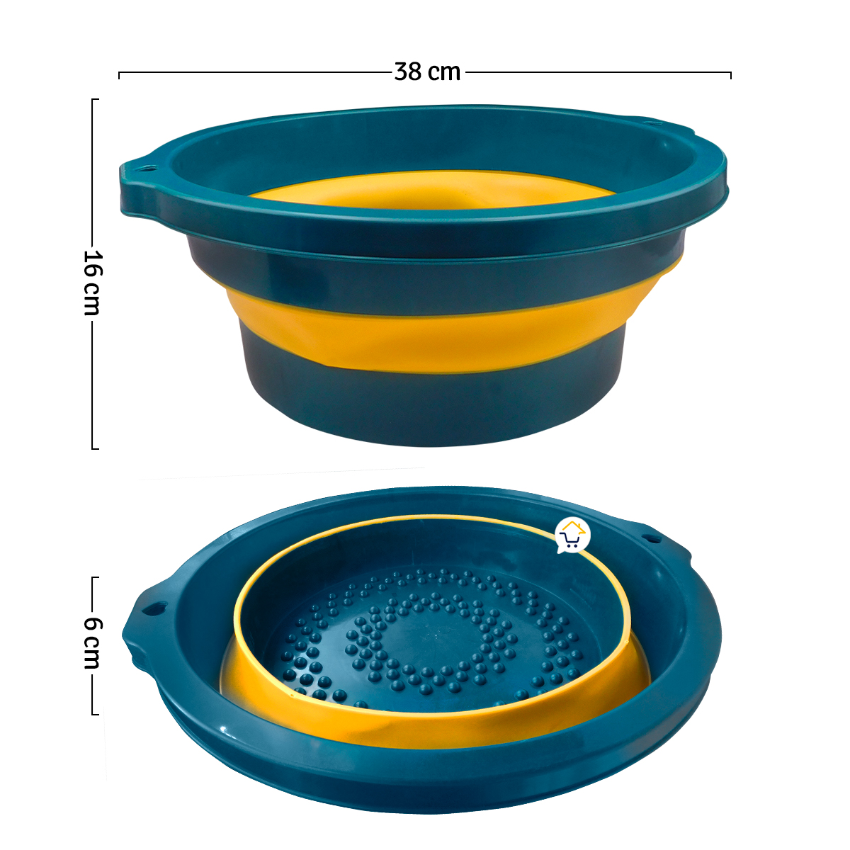 Miniatura 2 de Balde Plegable Multiusos Cubeta COCI106